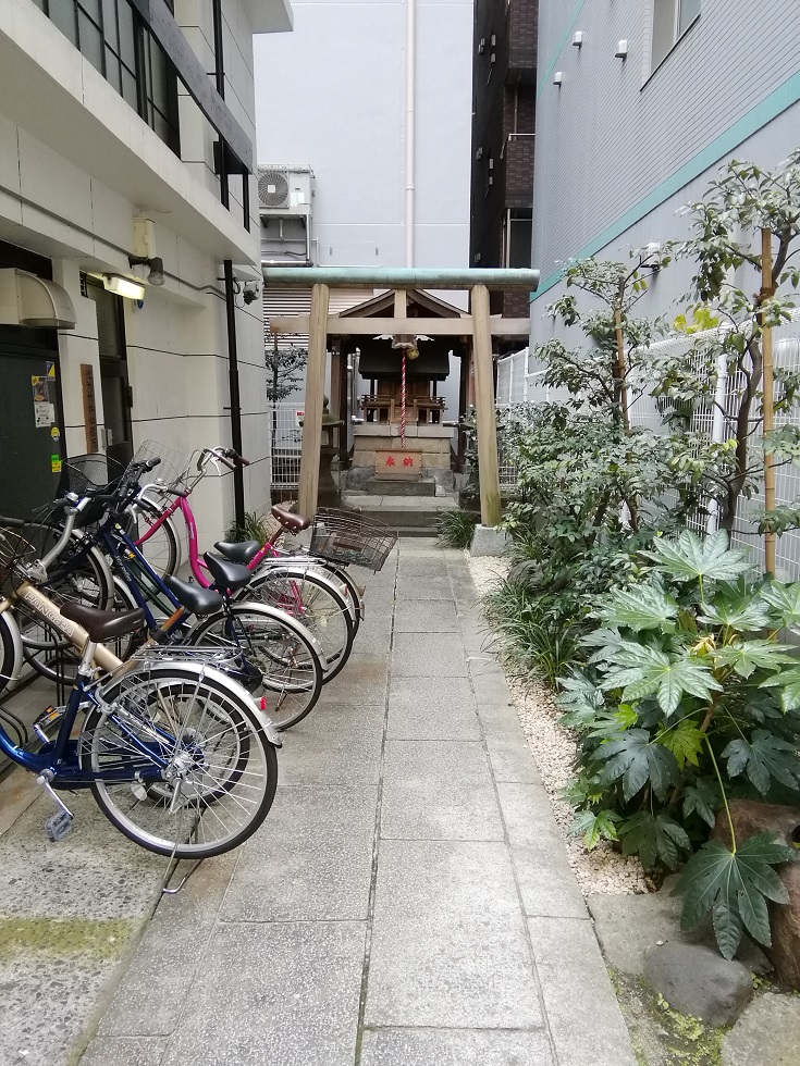  堀留町的神社
　～池洲神社～