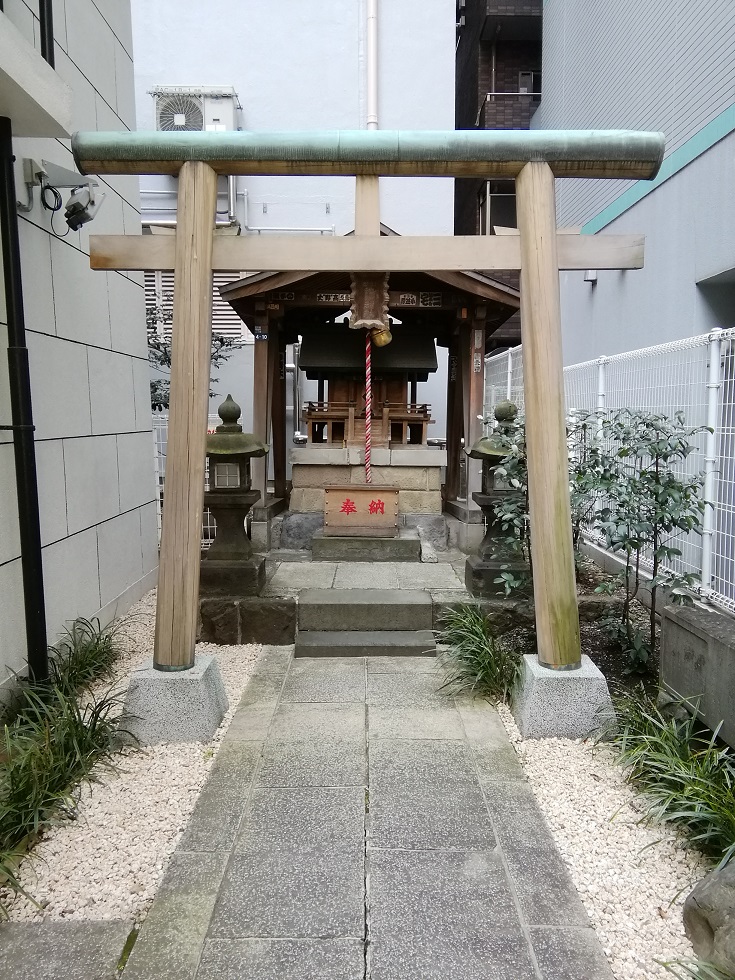 池洲神社
 堀留町的神社
　～池洲神社～