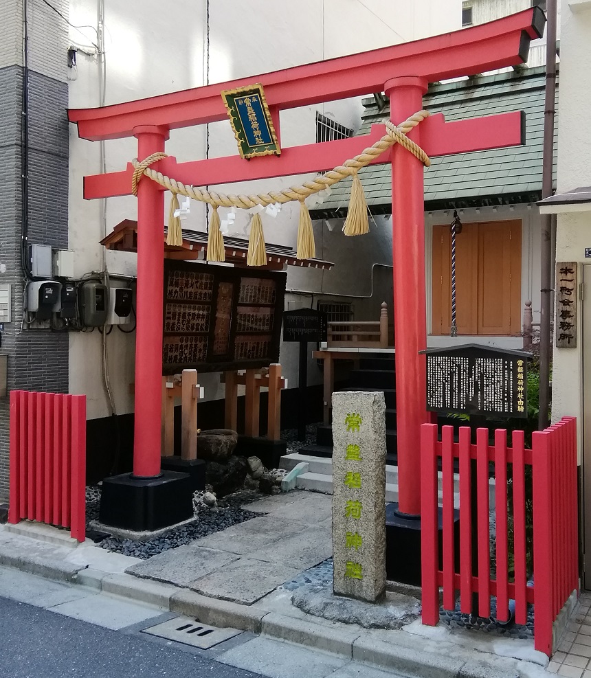 從常盤稻荷神社人形町站可以去的安靜氛圍的神社4
　～常盤稻荷神社～