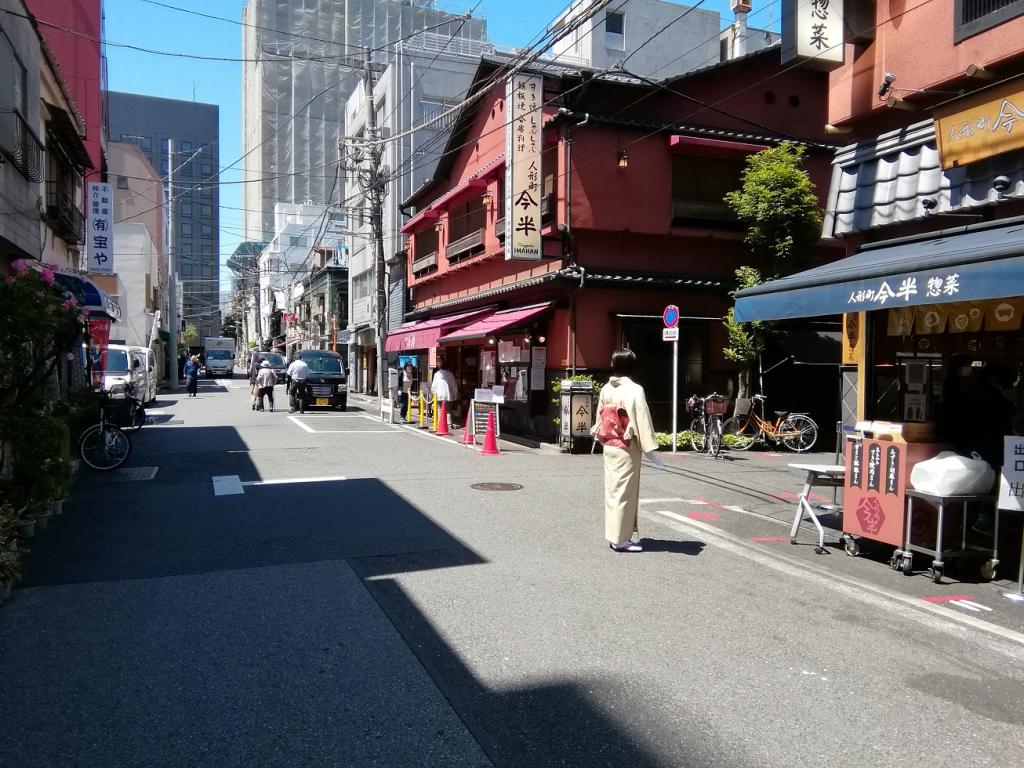 “人形町今半總店”前的“新參者”和人形町10年考量7
　　～外景地街道的風景前篇～ 