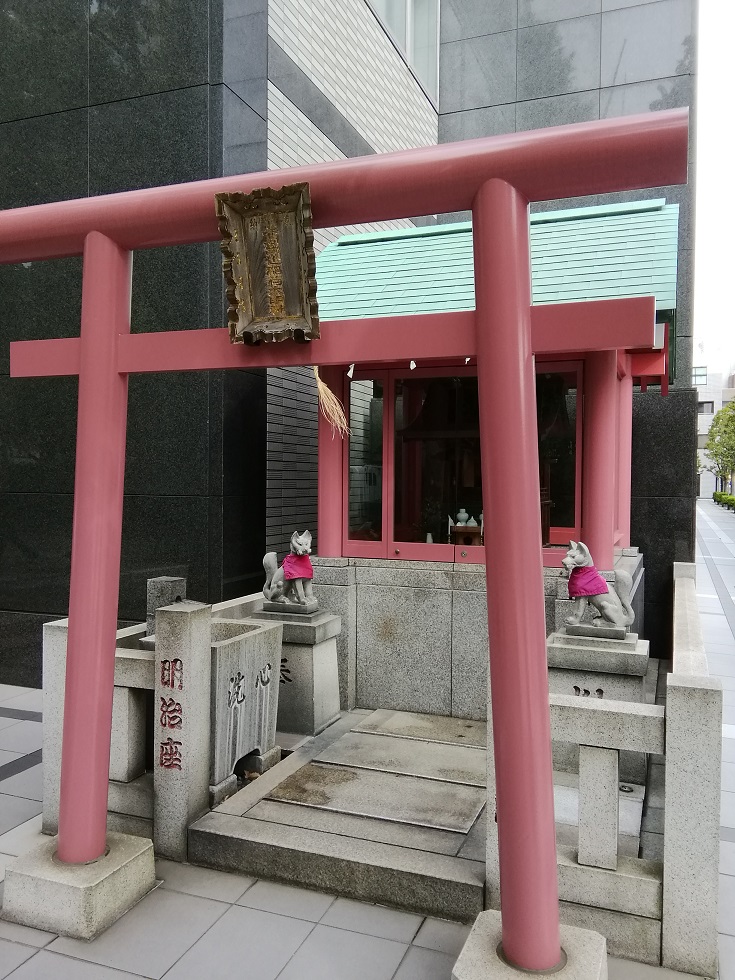  從人形町站可以去的安靜氛圍的神社10～笠間稻荷神社明治座分社～ 