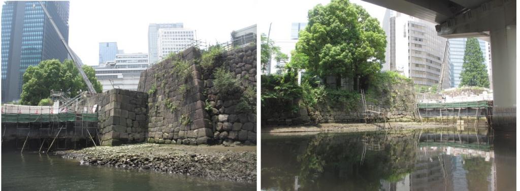 預計今年內常盤橋公園的建設也將完成。 ②　從船上看到的中央區-有很多新發現!　常磐橋