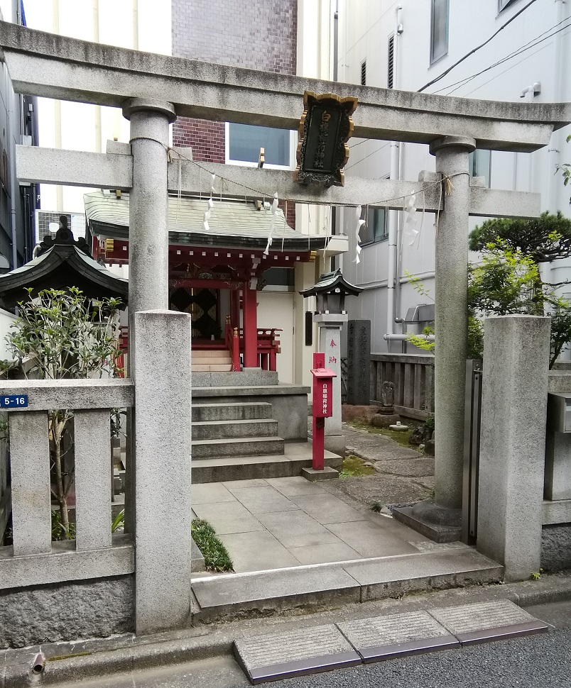 從白旗稻荷神社人形町站可以去的安靜氛圍的神社19
　～白旗稻荷神社～