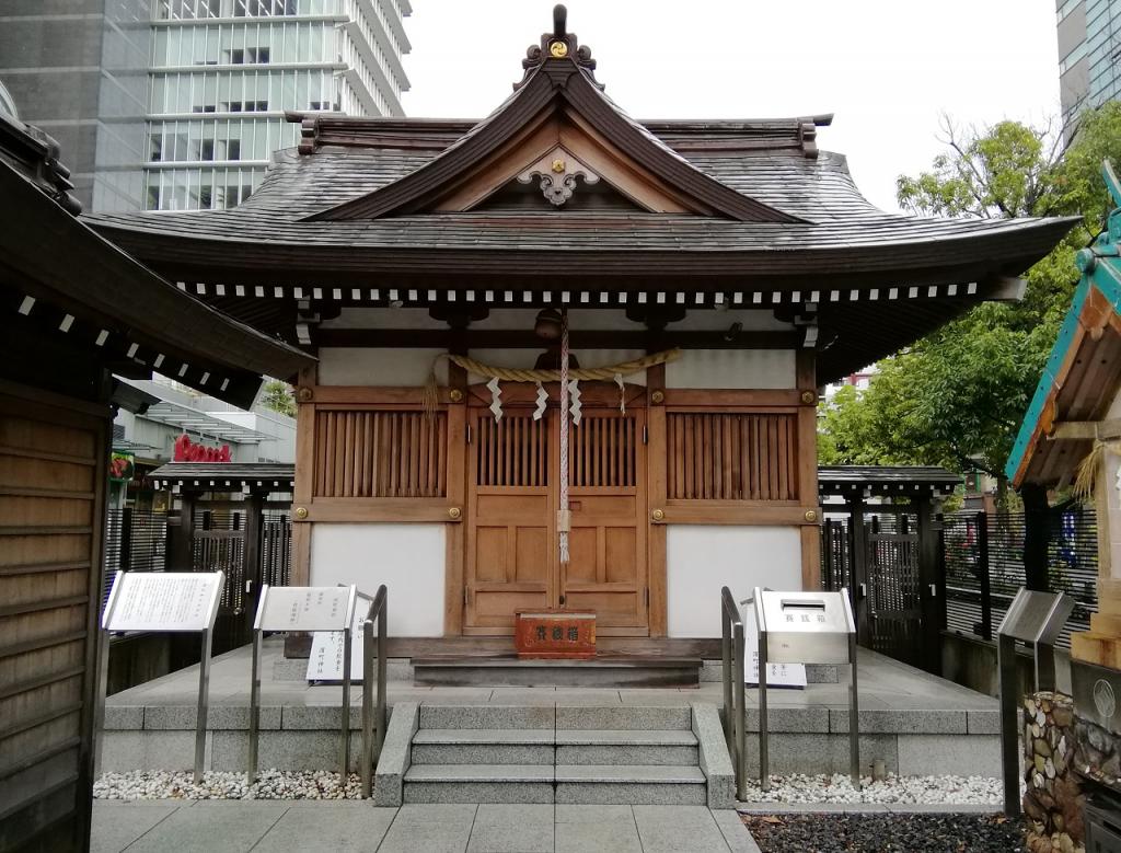 從濱町神社人形町站可以去的安靜氛圍的神社NO.23
　～濱町神社～ 