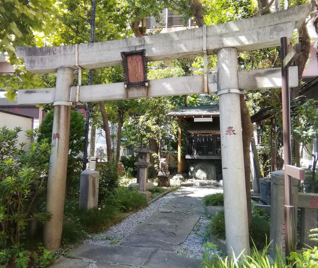 從金刀比羅宮(日本橋中洲)人形町站可以去,氛圍安靜的神社NO.21
　～金刀比羅宮(日本橋中洲)～ 