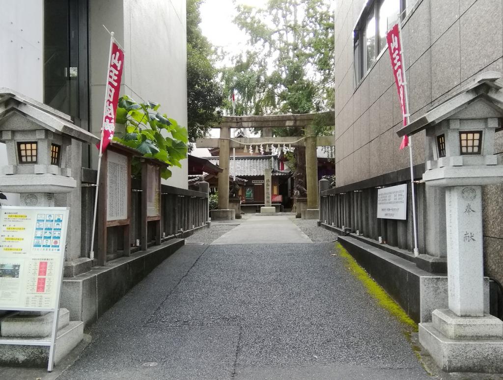  從人形町站可以去的安靜氛圍的神社NO.29
 　～攝社日枝神社～ 