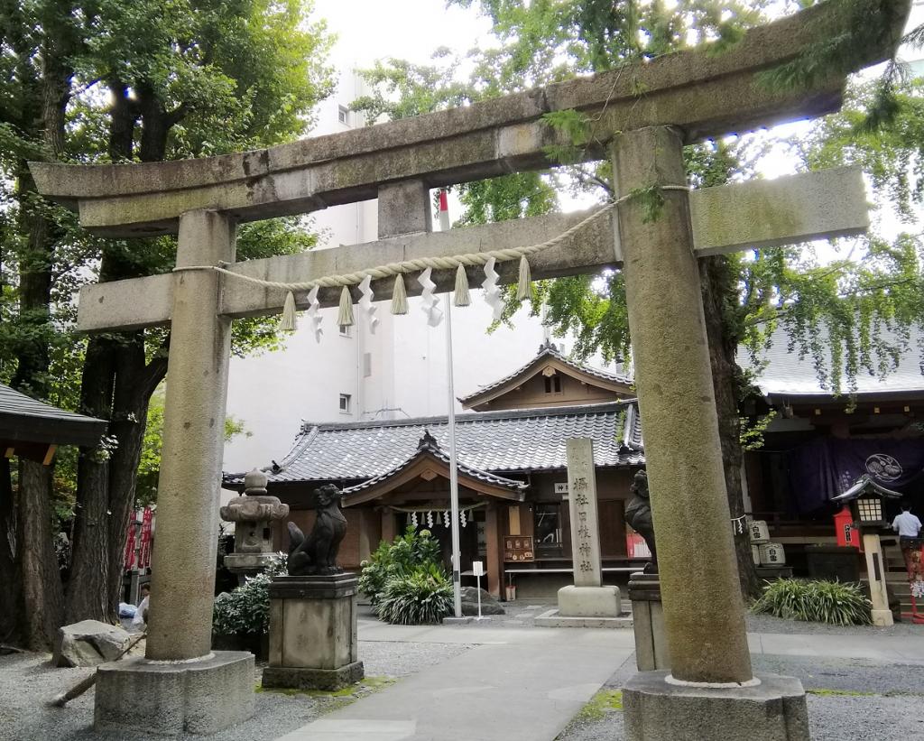 從攝社日枝神社人形町站可以去,安靜氛圍的神社NO.29
 　～攝社日枝神社～ 