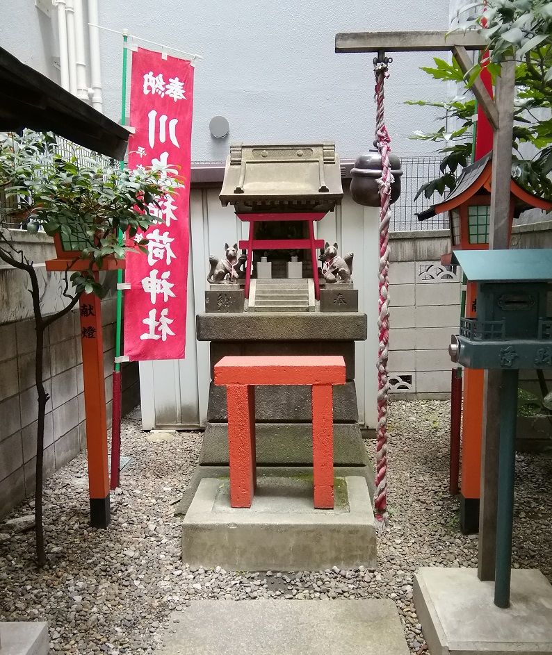  從人形町站可以去的安靜氛圍的神社NO.26
 　～川上稻荷神社～ 