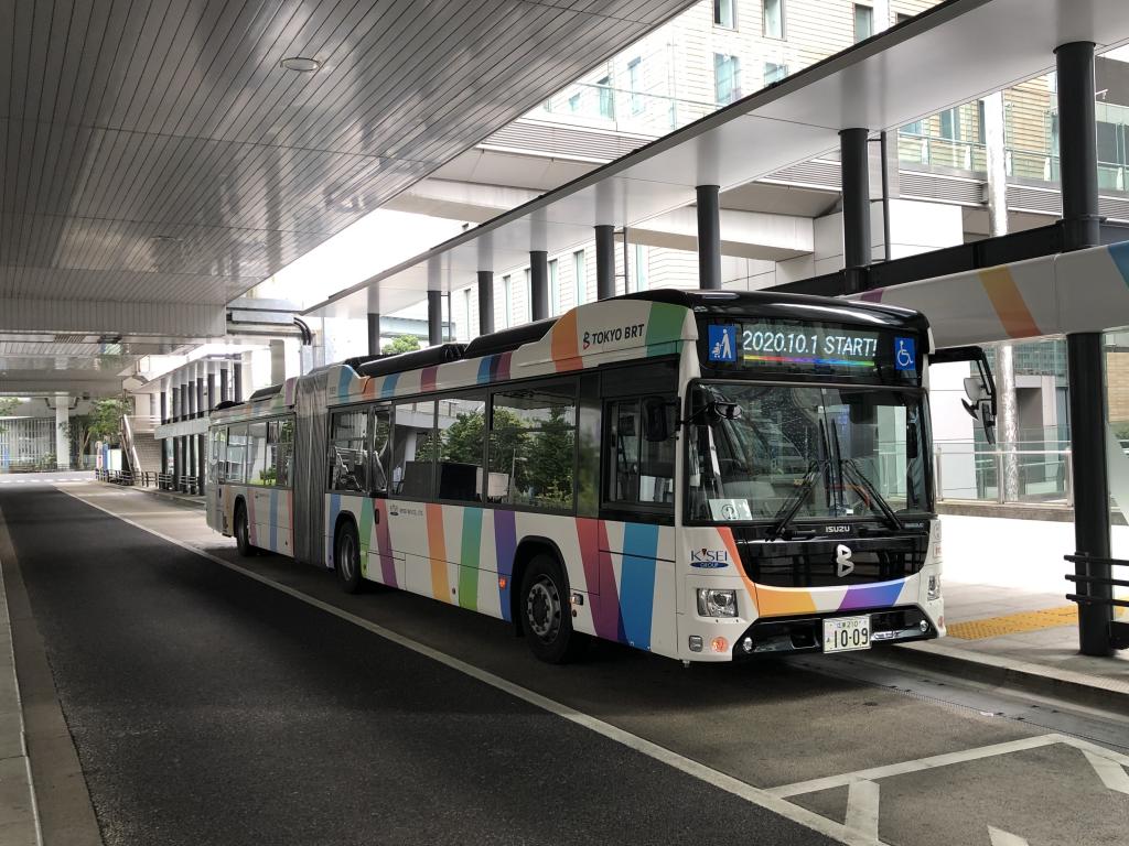  TOKYO BRT 10月1日預運行(1次)終於開始了!