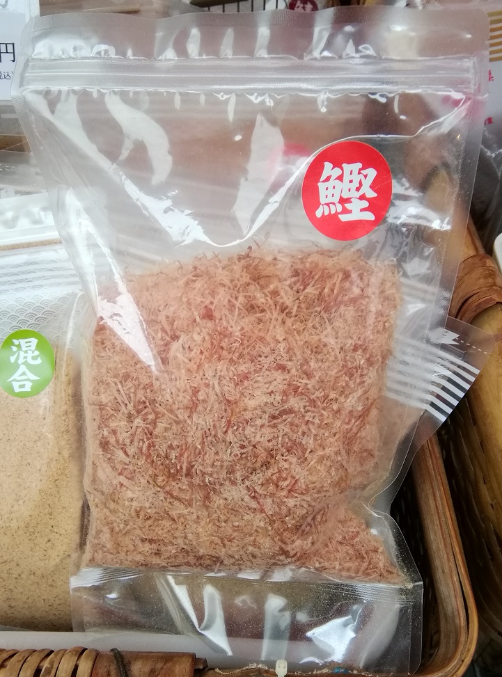 鰹魚糸賀喜75g 448日圓築地場外市場的鰹魚幹批發店
　～秋山商店～