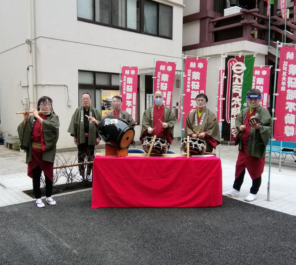 祭伴奏子江戶太神樂
　～丸一仙翁社中～