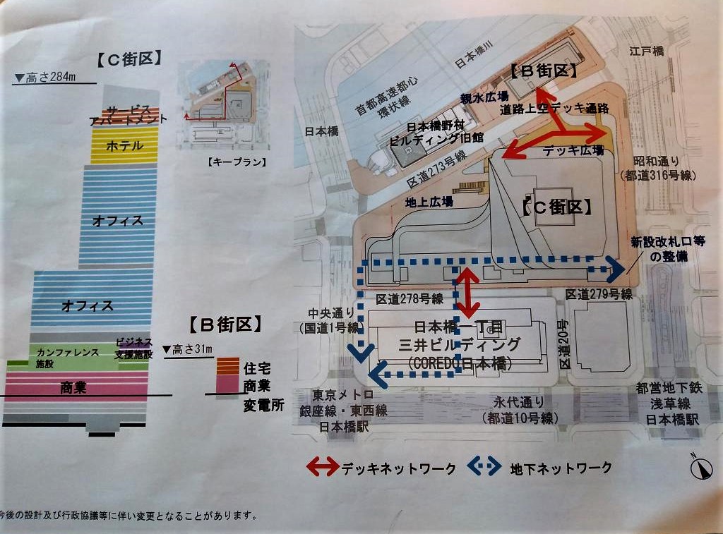 變化的日本橋周邊變化的日本橋周邊