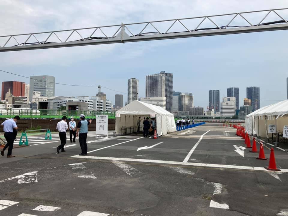 在築地市場舊址中… 築地市場舊址NOW