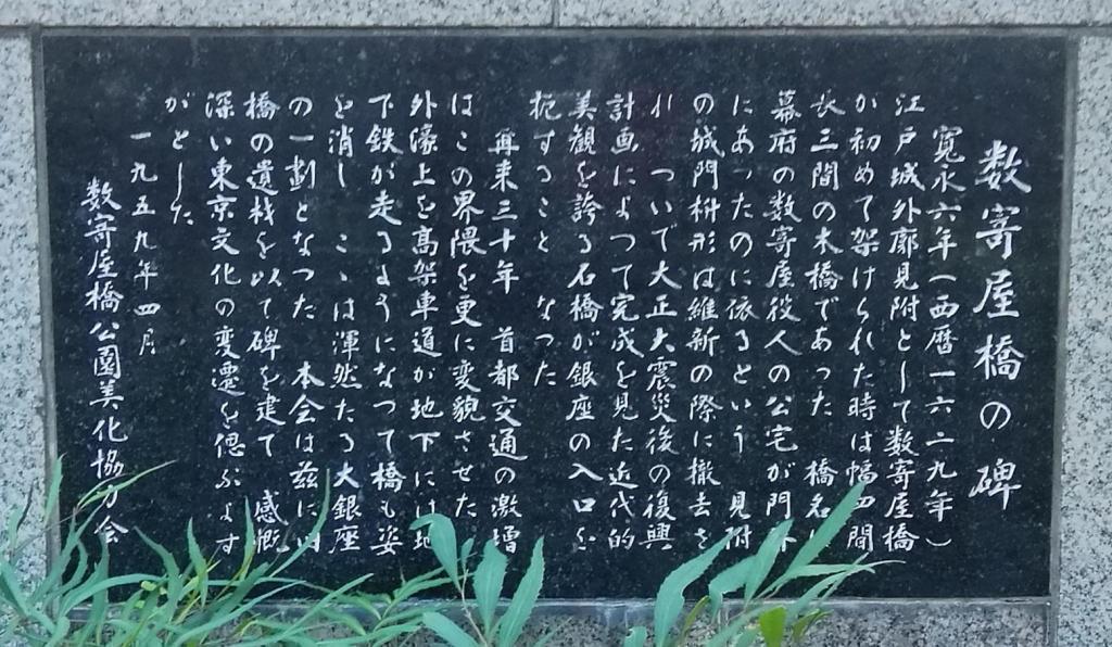  考量數寄屋橋附近1
　　～數寄屋橋公園～