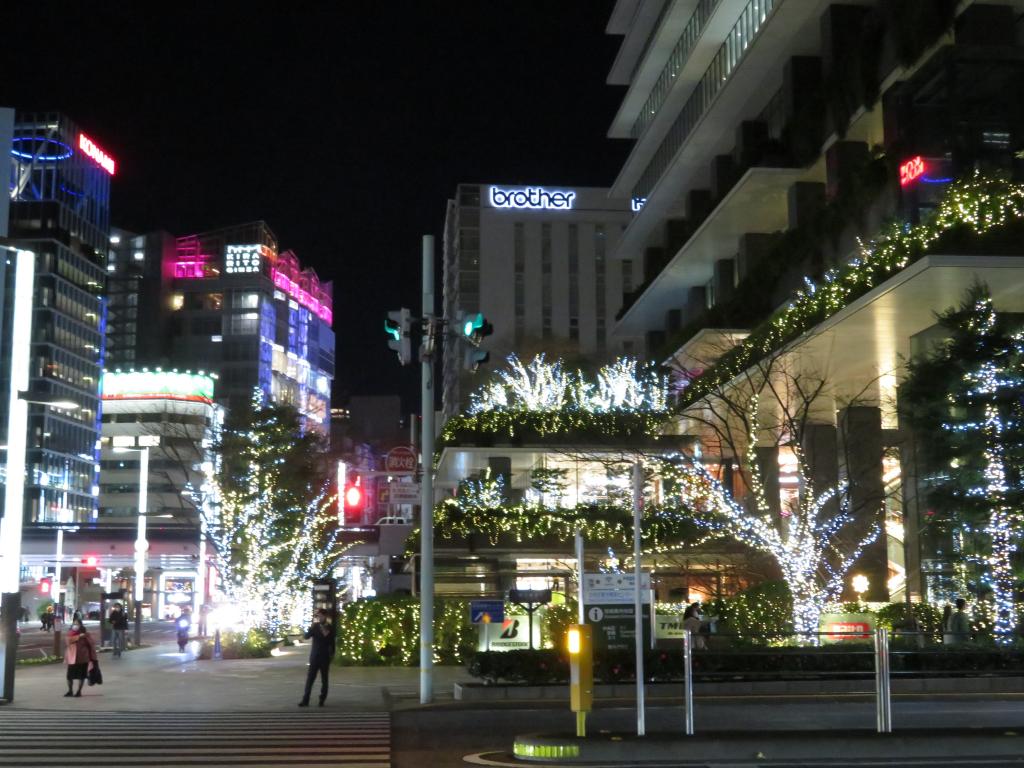 東京廣場花園聖誕燈飾
 2021年日本橋銀座夜景散步