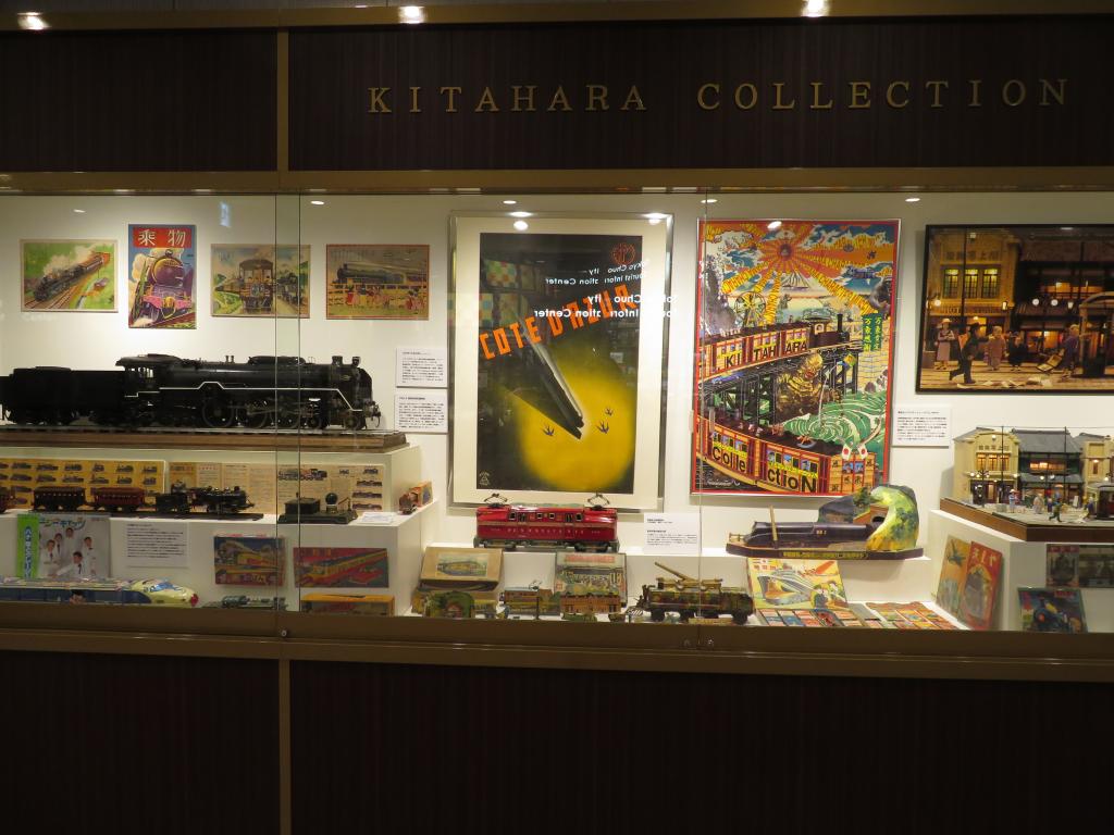 陳列架和中央大廳都展示了許多火車的KITAHARA COLLECTION 2016-2021
