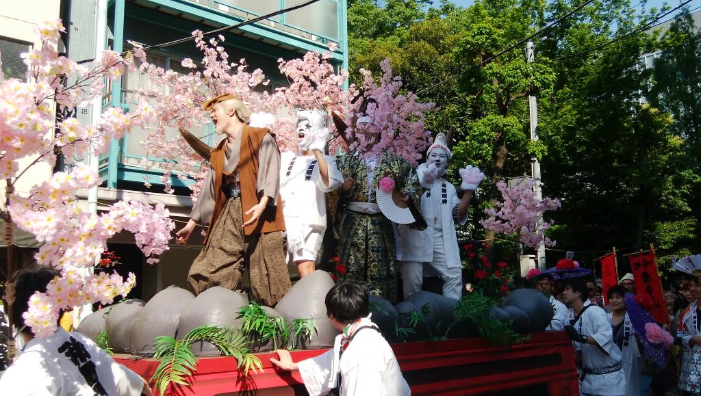  女兒梓3歲的神田祭!