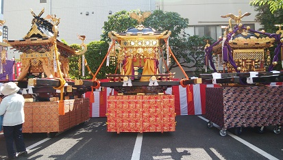  神田祭～藥研堀不動院附近