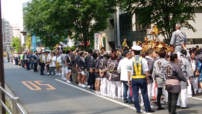  神田祭～藥研堀不動院附近