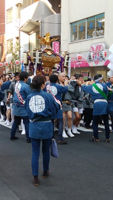  神田祭～藥研堀不動院附近