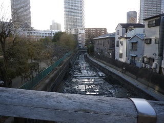 石川島和佃島的邊境佃小橋