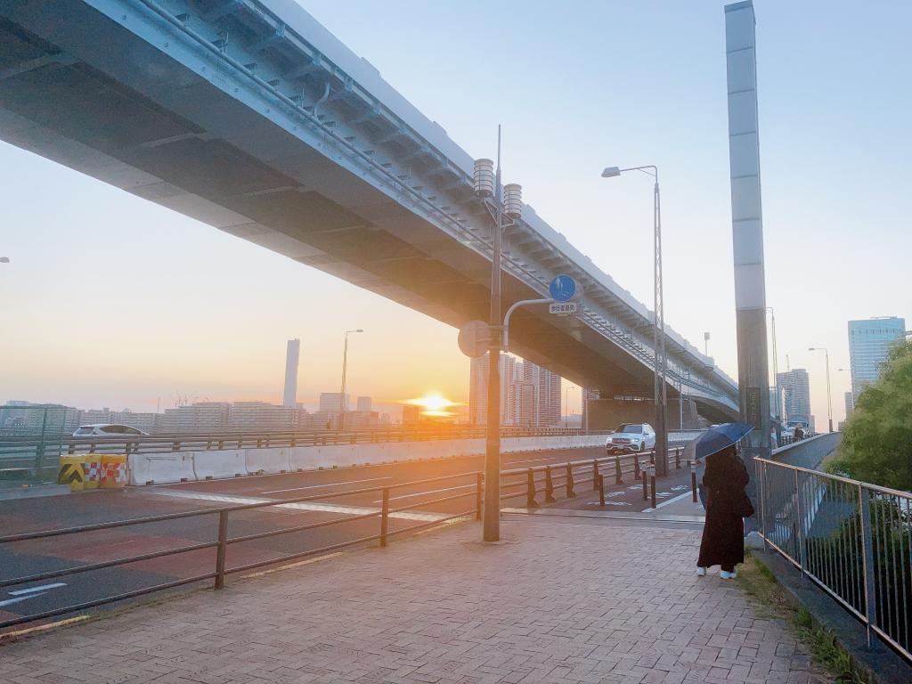 橫跨江東區的橋晴海大橋【架設在中央區的橋】橋的對面…？