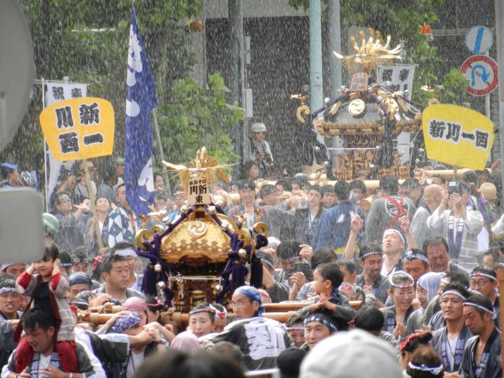  佃、住吉神社船渡御與本週末的深川八幡大祭