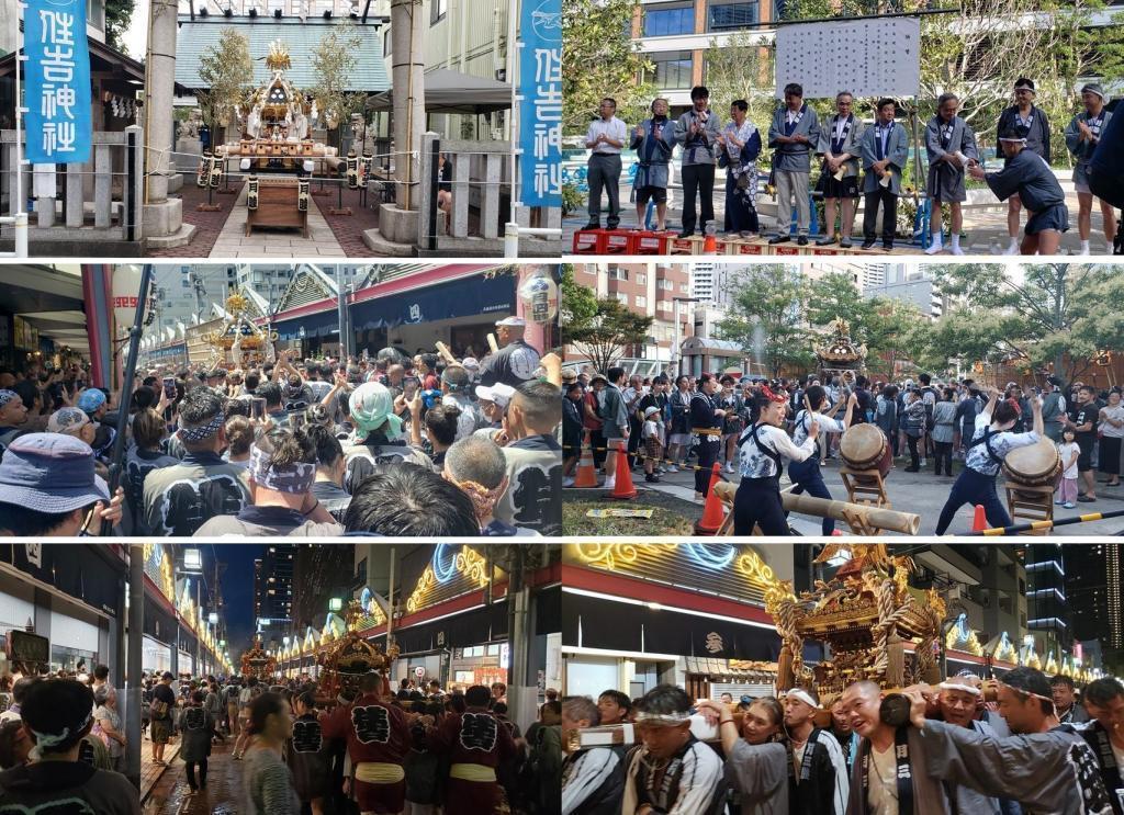  住吉神社定期祭祀(佃祭8/5～8/7)盛大舉行