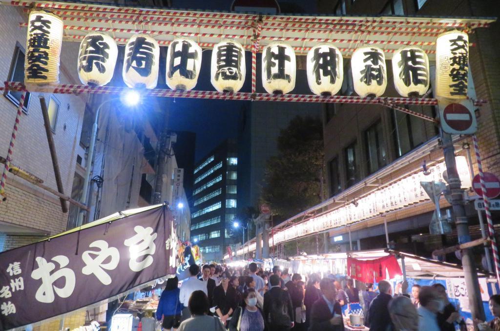 去栂森神社的參道時隔10/19～10/20四年再次神轎巡幸復活