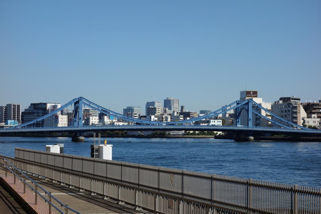 　清洲橋隅田川露台景觀 