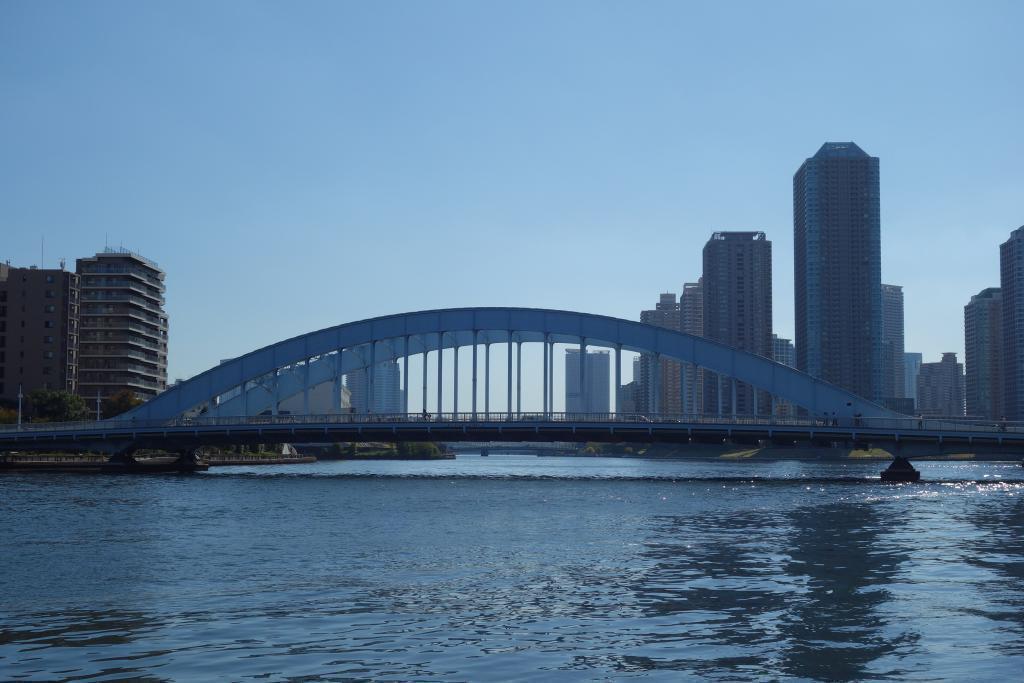 　永代橋隅田川露台景觀 