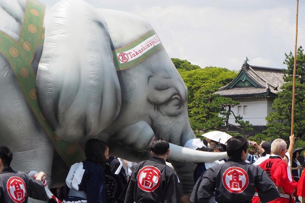  山王祭開始了。