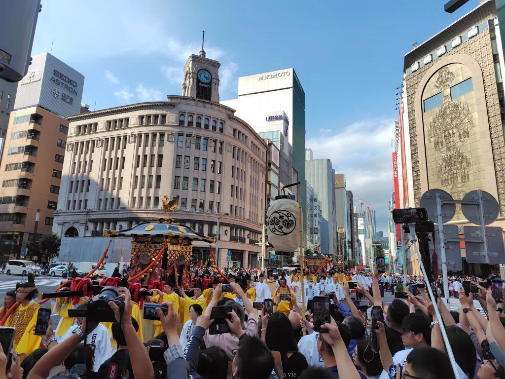  山王祭開始了。