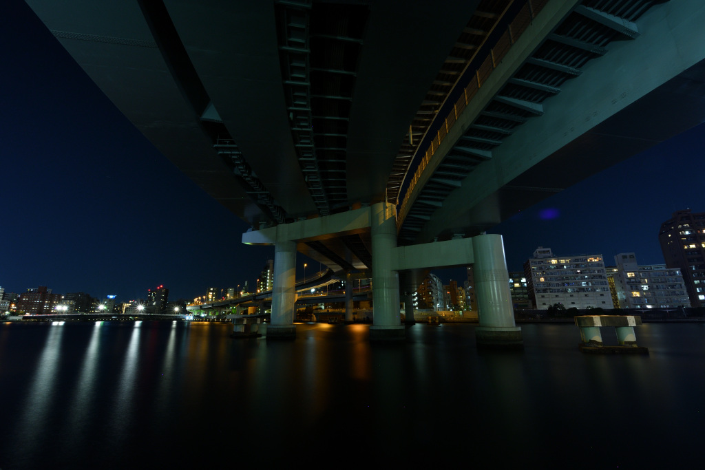 Ryogoku Ohashi Bridge Beautiful Night Views of Bridges over the Sumida River