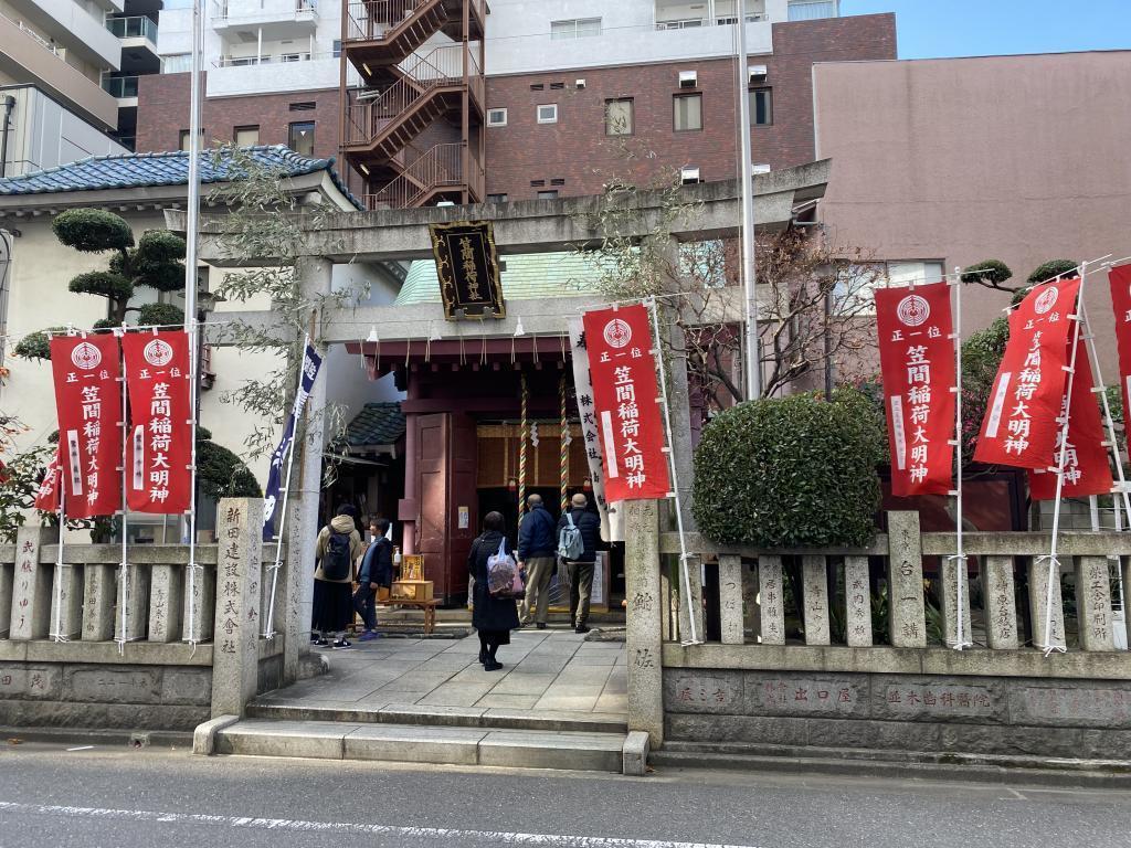 笠間稻荷神社壽老神日本橋七福神巡禮