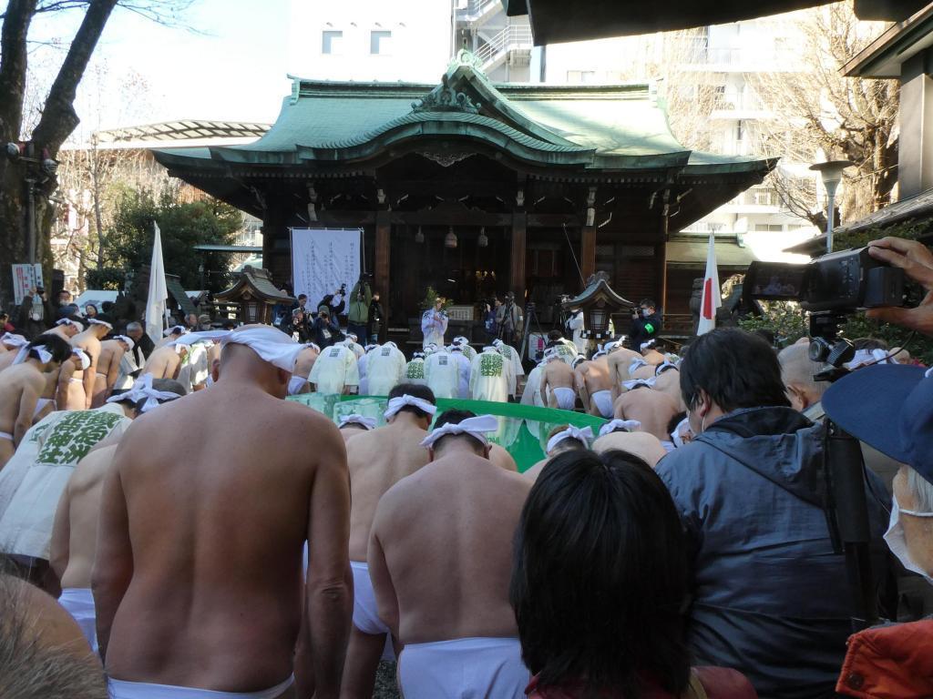  在鐵炮洲稻荷神社舉行了“寒中水浴大會(寒中祓禊)”,祈禱無病無災。
