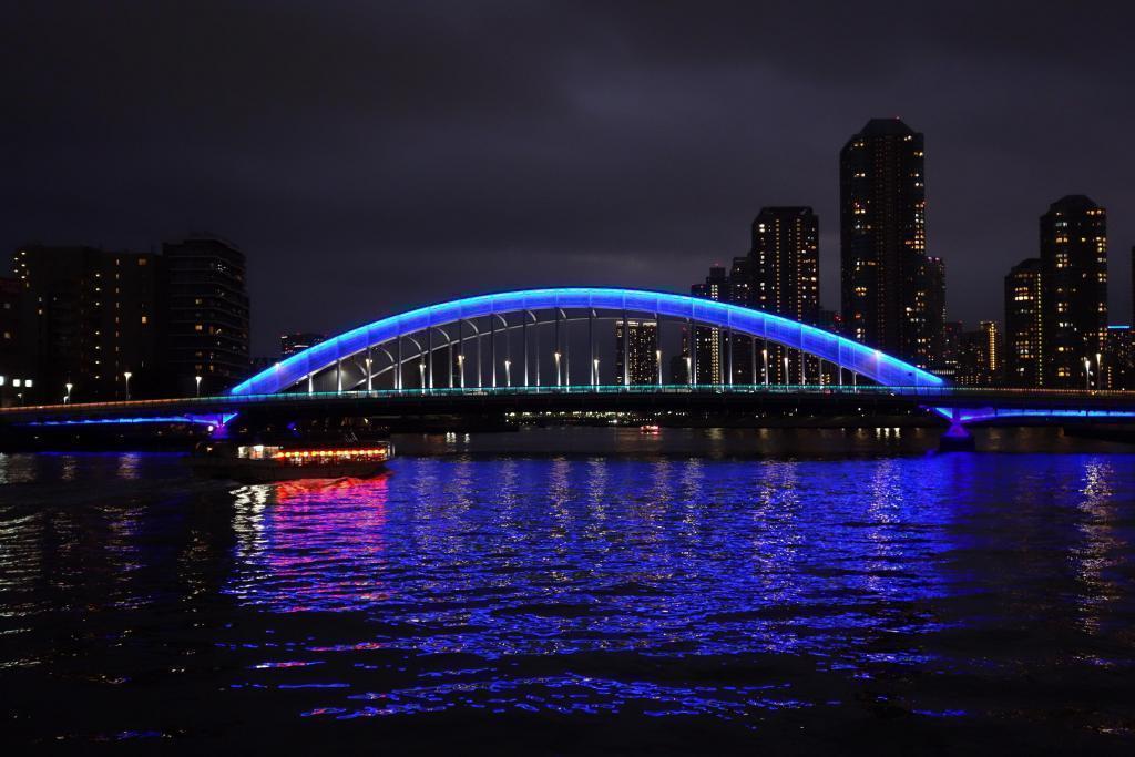  　從隅田川陽臺看到的夜景(1)