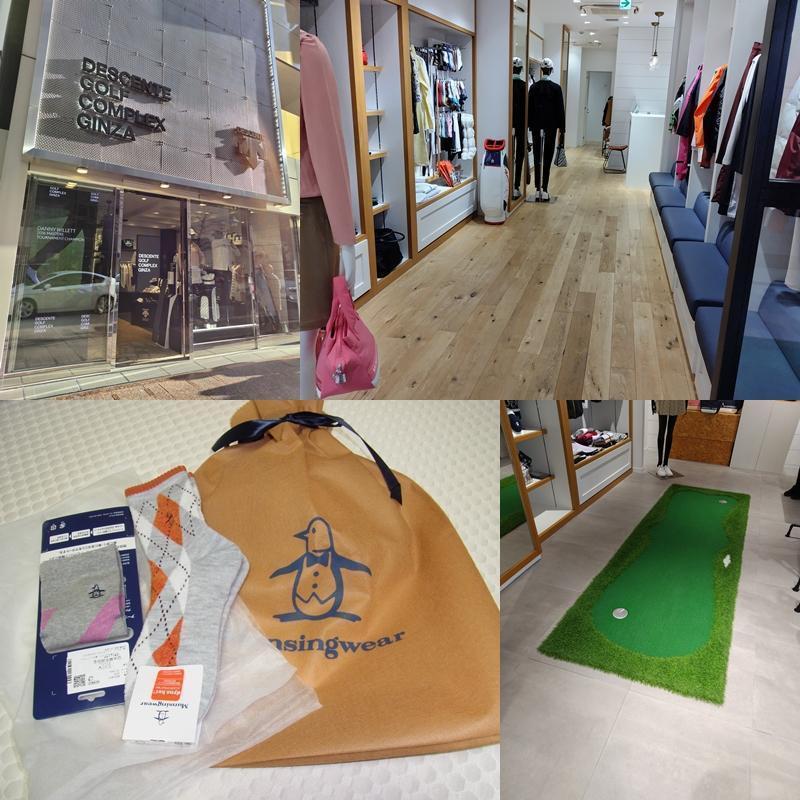  銀座的高爾夫商店★DESCENTE GOLF COMPLEX GINZA