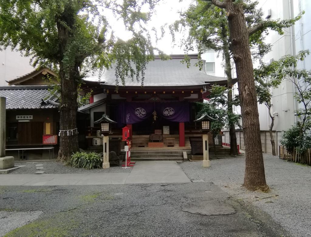 ①　攝社日枝神社
日本橋茅場町1-6-16 3月31日(星期日)數字蓋章比賽舉辦!
　這次“江戶日本橋初午巡禮”怎麼樣?
　　～江戶日本橋初午巡禮～