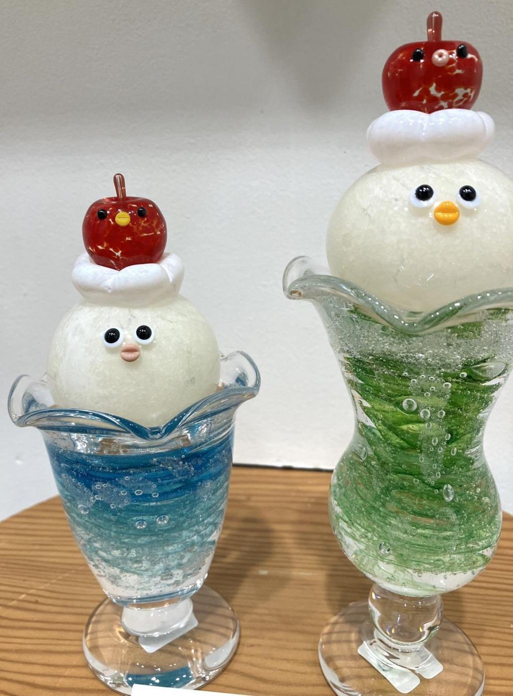 LittleMonsters橡皮蘇打各27500日圓森比呂美玻璃展
 　ー Hot Summer Day ー
　　～日本橋木屋總店izutuki～