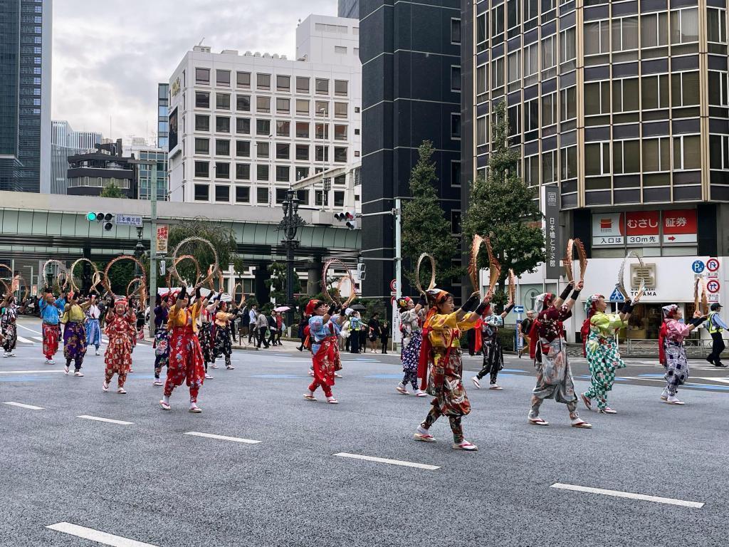 日本南京玉簾子協會(富山縣)第51屆日本橋京橋祭～各國往來遊行與各國往來市～