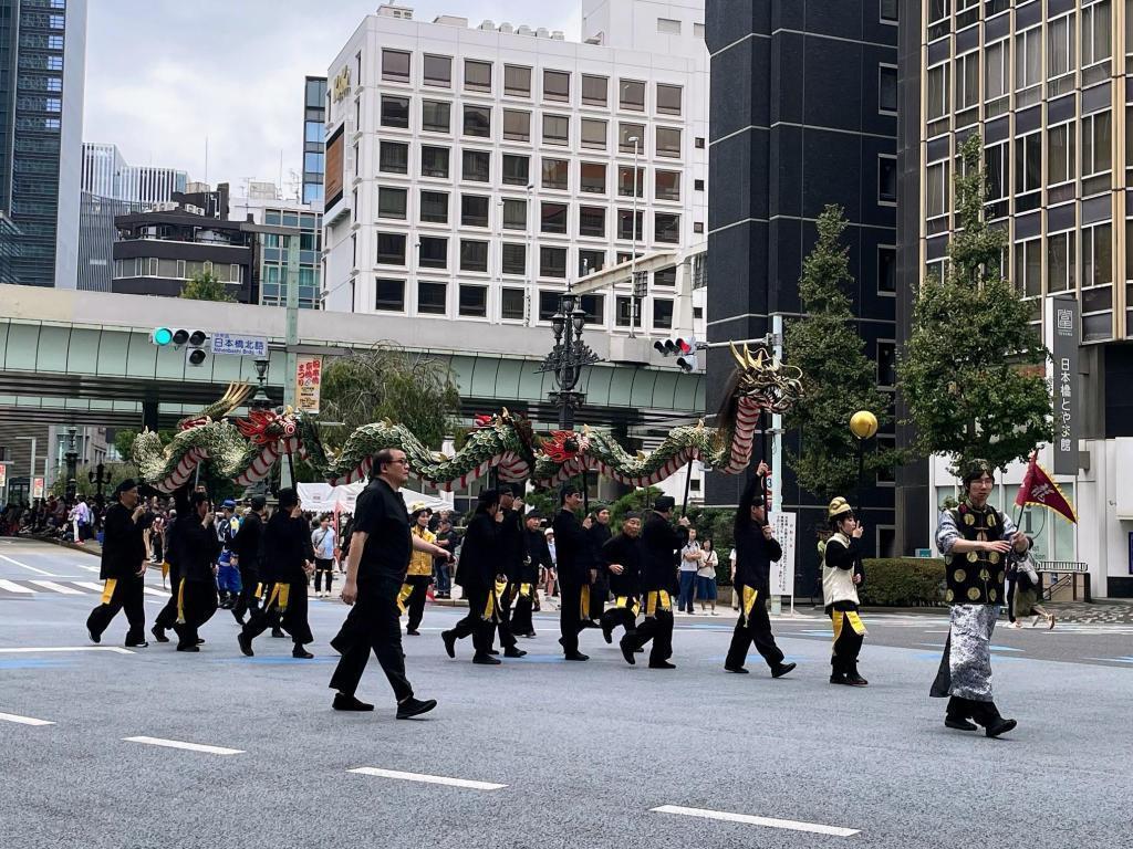 東龍俱樂部(長崎縣)第51屆日本橋京橋祭～各國往來遊行與各國往來市～