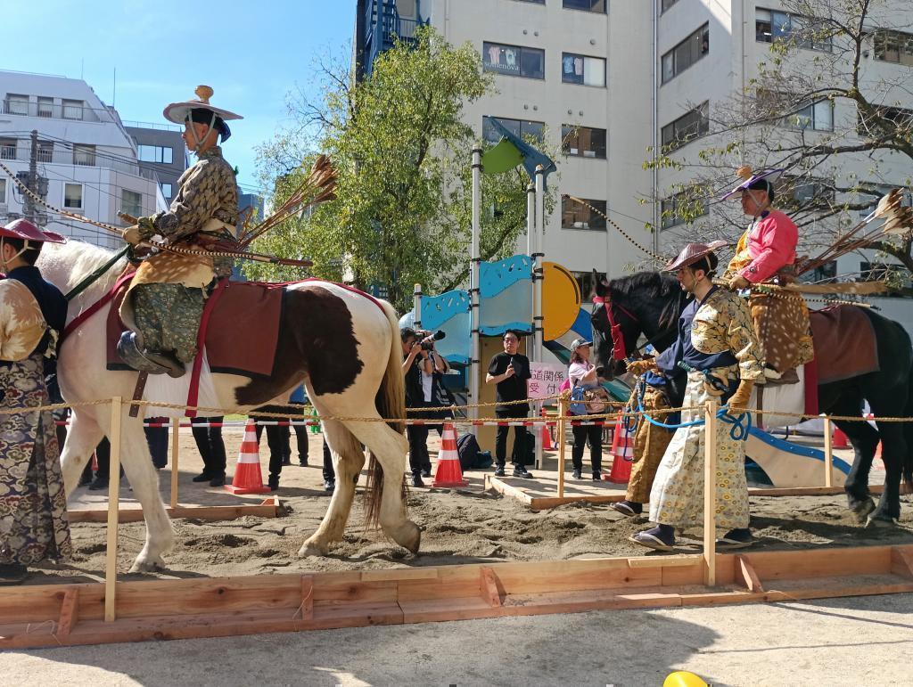  OH！江戶東京祭“在中央區能看到流鏑馬!?”這是幸運的第一次體驗!堀留兒童公園於