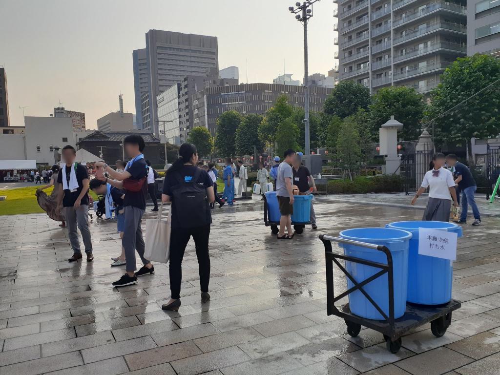  “築地本願寺納涼盂蘭盆舞大會”環保志願者報告