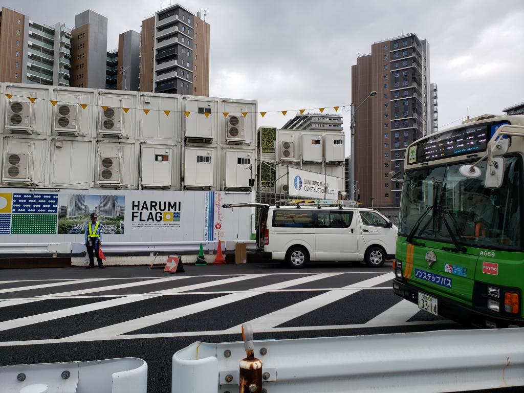  正在穩步前進的奧林匹克選手村(晴海)