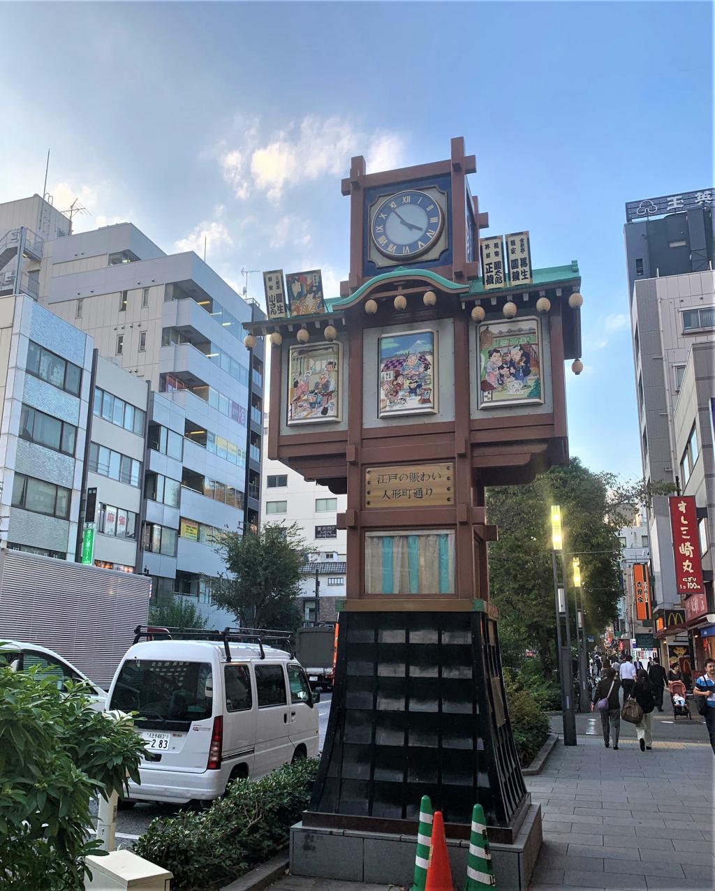 人形町街～機關櫓整個博物館・免費巴士路線看點(前半部分)