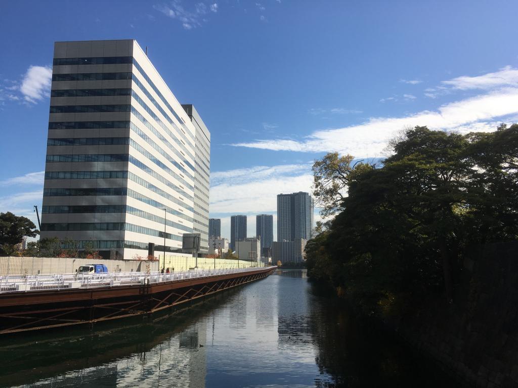  走在築地川遺址上!
