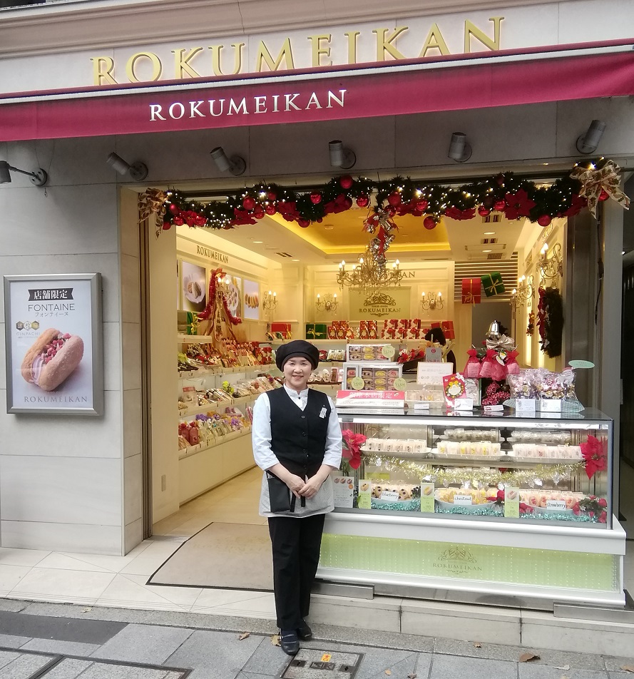 鹿鳴館銀座本店甜品的花田,聖誕節的時候,更加華麗!
　～鹿鳴館銀座總店～